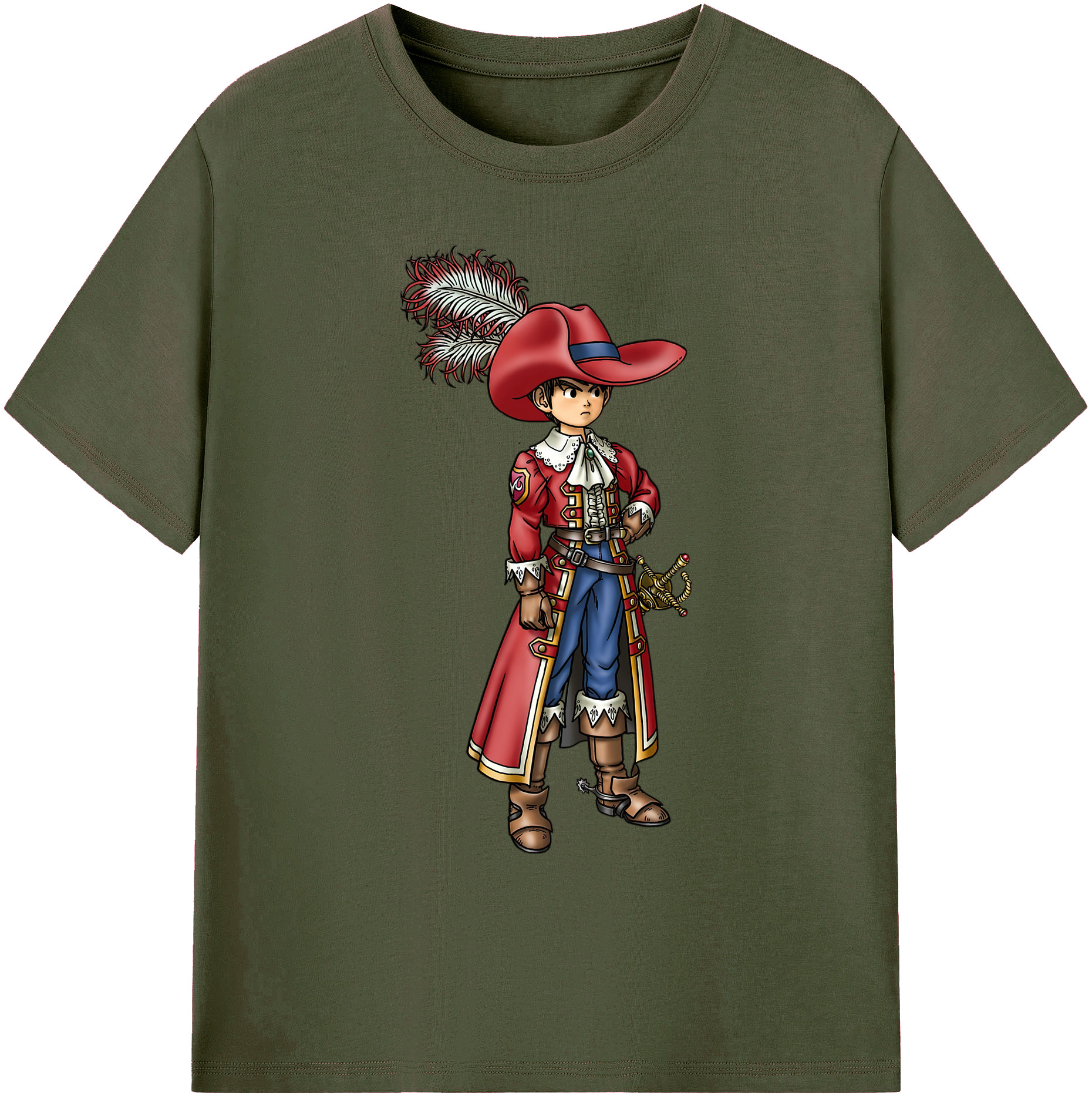 （画像用） ドラゴンクエスト Doragon Kuesuto Dragon Quest 綿100％ メンズ半袖Tシャツ｜肌触りやわらか＆通気性